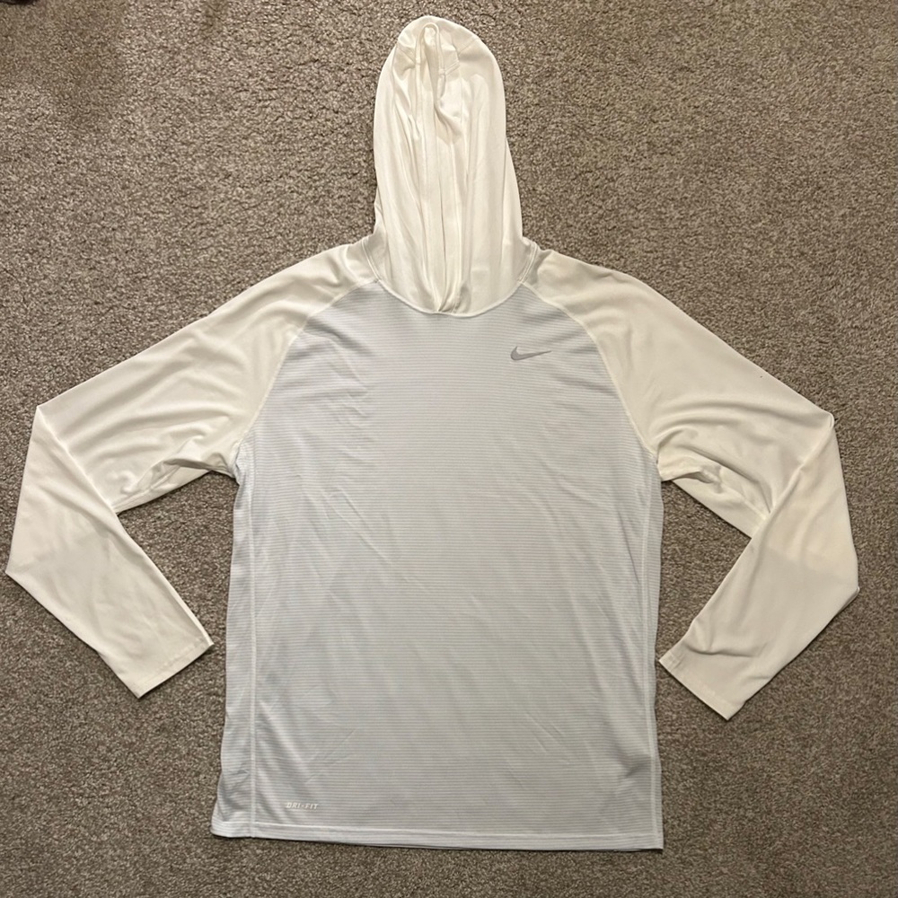 Men's Nike Dri-FIT Fitness Long Sleeve Hooded Shirt Size: XL